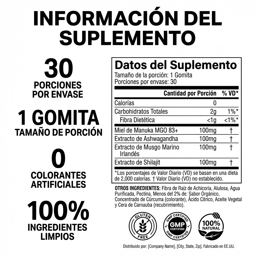 Flow Honey - Potenciador De Vitalidad