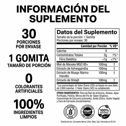 Flow Honey - Potenciador De Vitalidad